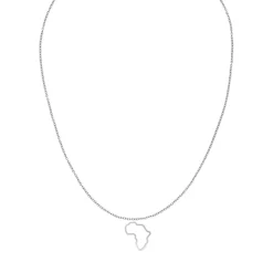 Nations Kette | Edelstahl Silber | Filigran