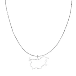 Nations Kette | Edelstahl Silber | Filigran