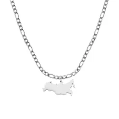 Nations Kette | Edelstahl Silber | Classic
