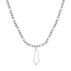 Nations Kette | Edelstahl Silber | Classic