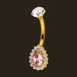 Pink Elegance Belly Piercing | Titan