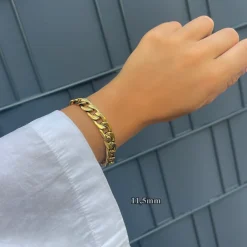 Plain Armband | 18K vergoldet