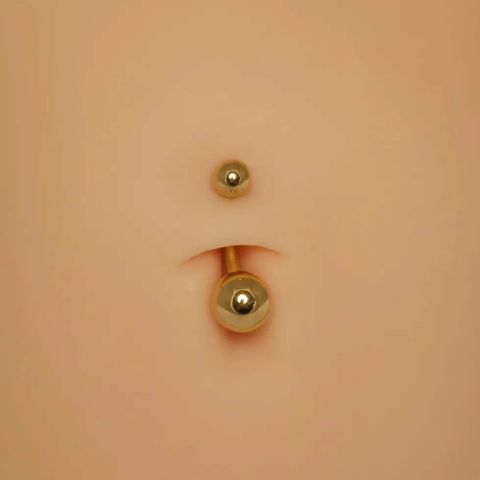 Plain Belly Piercing | Titan
