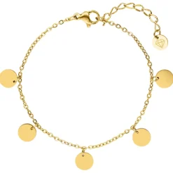 Plate Armband | 18K vergoldet
