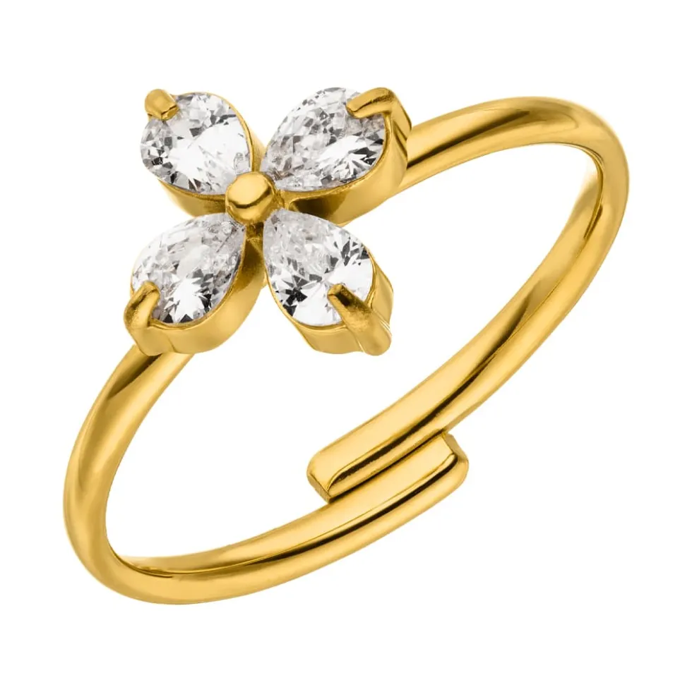 Pure Flower Ring | 18K vergoldet