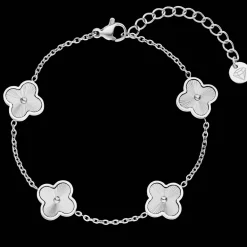 Shine Clover Armband | 18K vergoldet