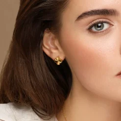 Shine Clover Ohrstecker | 18K vergoldet