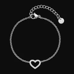 Shine Heart Armband | 18K vergoldet