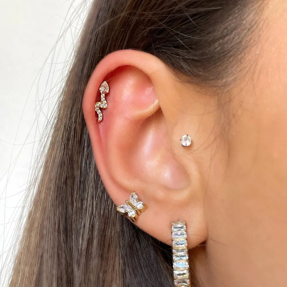 Shine Snake Piercing | Titan