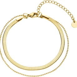 Sleeky Fußkette | 18K vergoldet