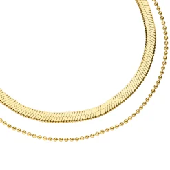 Sleeky Fußkette | 18K vergoldet