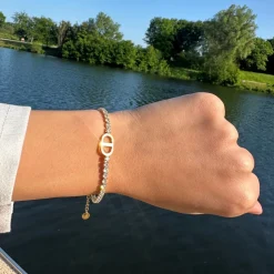 Tennis Prestige Armband | 18K vergoldet