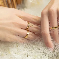Troja Ring | 18K vergoldet
