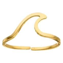 Wave Ring | 18K vergoldet