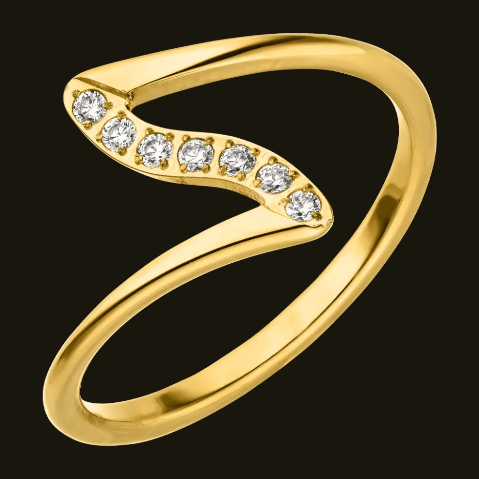 Zama Ring | 18K vergoldet